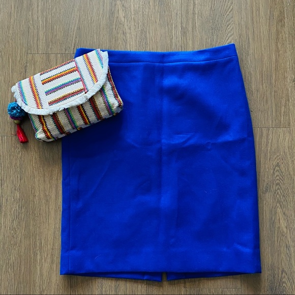 Beautiful J. Crew Cobalt Blue Wool No 2 Pencil 14